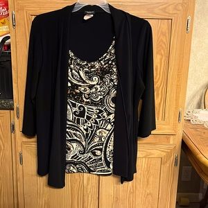 Dressy, comfortable pull over shirt